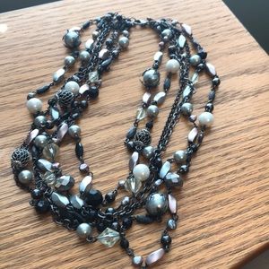 Multi layer necklace.